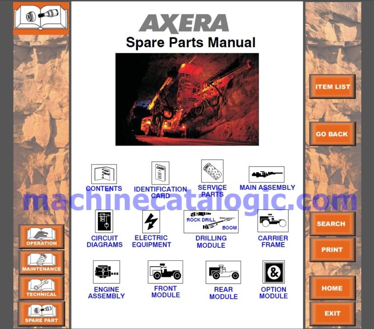 Sandvik 135 GB Service & Parts Catalog