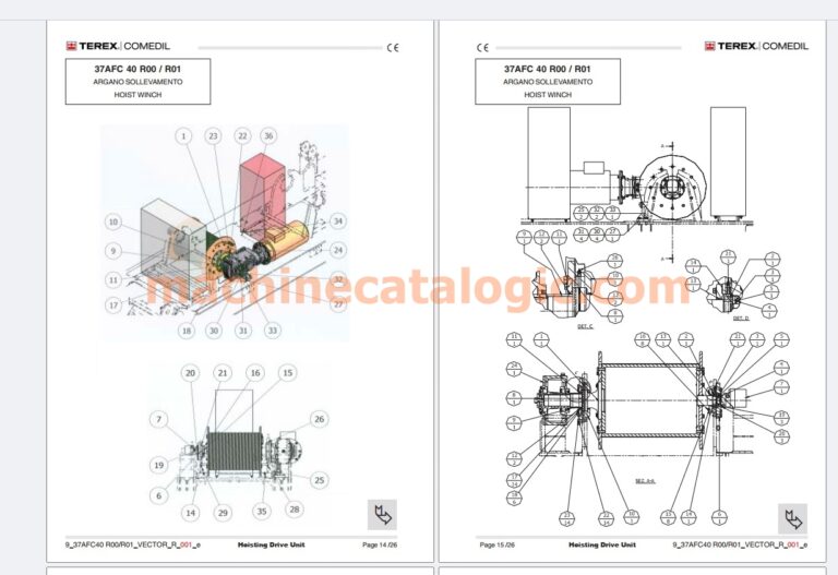 Terex Tower Cranes parts manual