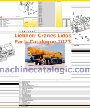 Liebherr Cranes Lidos LWE Electronic Parts Catalog (2023)