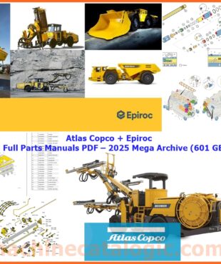 Atlas Copco + Epiroc Full Parts Manuals PDF – 2025 Mega Archive (601 GB)