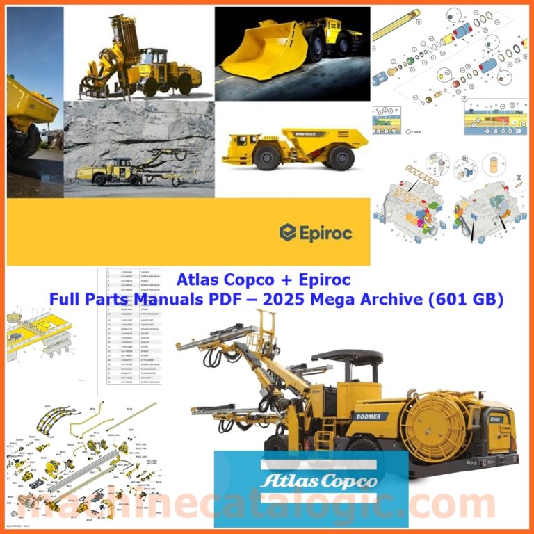 Atlas Copco + Epiroc Full Parts Manuals PDF – 2025 Mega Archive (601 GB)