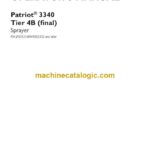 Case Patriot 3340 Tier 4B Final Sprayer Operator Manual (90426269)