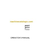 Case JX55T, JX75T Tractor Operator Manual