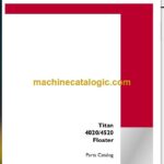 Case Titan 4020, 4520 Floater Parts Catalog