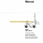 Clark C500 Y 950 CH Forklift Service Manual (SM580)
