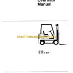 Clark EC235 ER and EV1 Forklift Overhaul Manual
