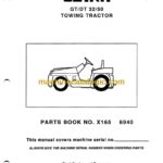 Clark GT/DT 32/50 Towing Tractor Parts Manual (X165)