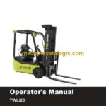 Clark TWLi20 Forklift Operators Manual (OM-1206)
