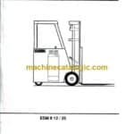 Clark ESM-2 12, ESM-2 25 Forklift Operators Manual (OM-596)