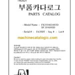 Clark FX353, FX403, FX453D, SF35, SF40, SF45D Forklift Parts Manual (FA35DT)