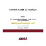 Case 870 Ecolo-Tiger Disk Ripper Service Parts Catalogue (581284419PC)