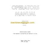 Clark C20, C25B, C20BP, CS30 Forklift Operators Manual (O-160-1)