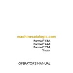 Case Farmall 55A, 65A, 65A Tractor Operator Manual