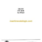Clark TW20-40 Tri Wheel Overhaul Manual (OH334)