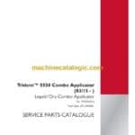 Case Trident 5550 Combo Applicator Liquid-Dry Combo Applicator Service Parts Catalogue