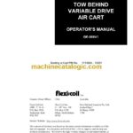 Flexicoil 1330 Plus Tow Behind Variable Drive Air Cart Operator Manual