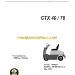 Clark CTX 40-70 Low Tractor Service Manual (SM849)