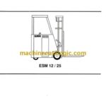 Clark ESM12, ESM25 Forklift Operators Manual (OM-556)