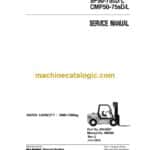 Clark SF50-75s D,L and CMP50-75s D,L Forklift Service Manual (SM690)
