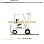 Clark GCX/GPX 12-15-17E Forklift Operators Manual (OM-603)