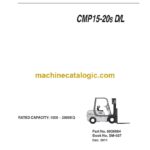 Clark CMP15-20s D,L Forklift Service Manual (SM687)