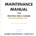 Clark C20S.U. & C25S.U. -1-436 and Above Maintenance Manual (Code 130)