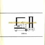 Clark ETR13 Forklift Operators Manual (OM-569)