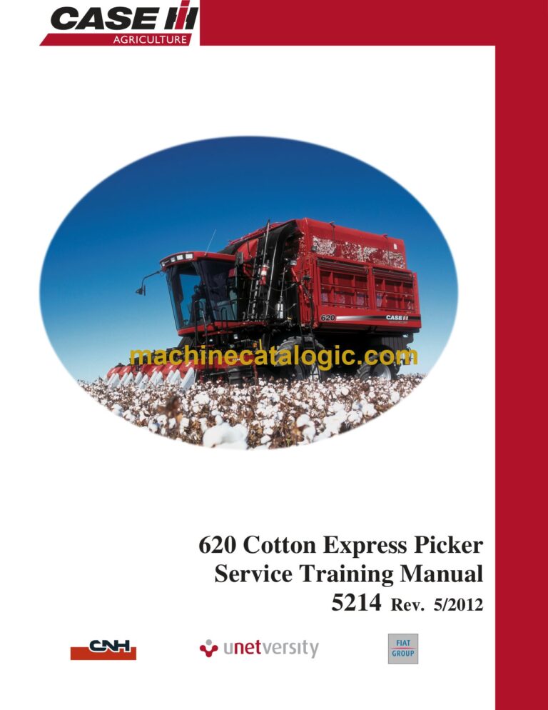 Case 620 Cotton Express Picker Technical Training Manual