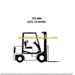 Clark GPX35, GPX40, GPX50E Forklift Service Manual (SM606)