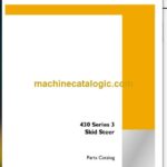 Case 430 Series 3 Skid Steer Parts Catalog