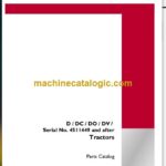 Case D, DC, DO, DV Tractor Parts Catalog