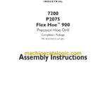 CNH 7200 P2075 Flex Hoe 900 Precision Hoe Drill Assembly Instructions