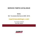 Case 340 True-Tandem Disk Harrow Service Parts Catalogue
