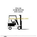 Clark EC500 20, 25, S30 E-R Control Forklift Planned Maintenance and Adjustment Procedure Manual (PMA386)