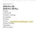 Case AFS Pro, 700 AFS Pro 700 Plus Display Framework Precision Farming As Applied E-Notes Printer Virtual Terminal Telematics AFS AccuSync Software Operating Guide