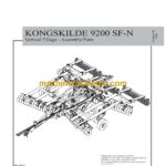 Kongskilde 9200 SF-N Vertical Tillage Assembly Instructions and Parts Manual