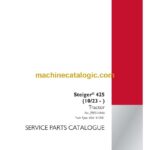 Case Steiger 425 Tractor Service Parts Catalogue