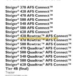 Case Steiger 370, 420, 470, 500, 540, 580, 620 AFS Connect, Steiger 420, 470, 500 Rowtrac AFS Connect, Tier 4B Final Tractor Operator Manual