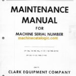 Clark CFY150, CFY165, CFY180s, CFY200 Forklift Maintenance Manual (Code 83)