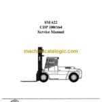 Clark CDP100, CDP164 Forklift Service Manual (SM622)