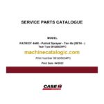 Case Patriot 4440 Tier 4B Patriot Sprayer Service Parts Catalogue