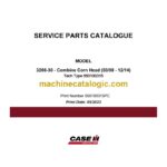 Case 3208-30 Combine Corn Head Service Parts Catalogue