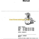 Clark NP15, NP15D, NP20, NP22 Reach Truck Parts Manual (NP-5)