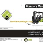 Clark S20, S25, S30, S35 D,L,G and S20, S25, S30, S32C L,G Forklift Operators Manual (OM-1067)