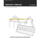 Case 210T, 240T, 260T, 210, 240, 260 Maxi Grapple Operators Manual