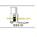 Clark NP300-30, NP300-40D, NS300-30, NS300-40D Forklift Operators Manual (OM-550)