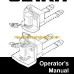 Clark PWD/HWD 30-40SE Pallet Truck Operators Manual (OM-643)
