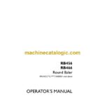 Case RB456, RB466 Round Baler Operator Manual