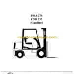 Clark C500 235 Gasoline Forklift Planned Maintenance and Adjustment Procedure Manual (PMA270)