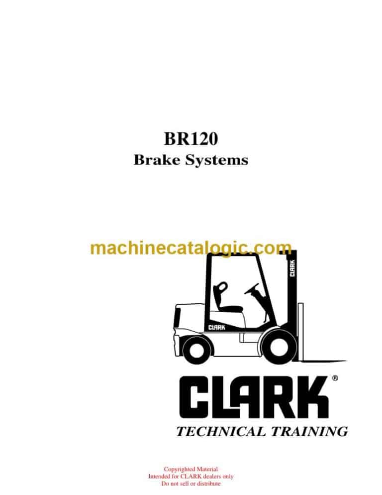 Clark BR120 Brake Systems Technical Training (BR120)